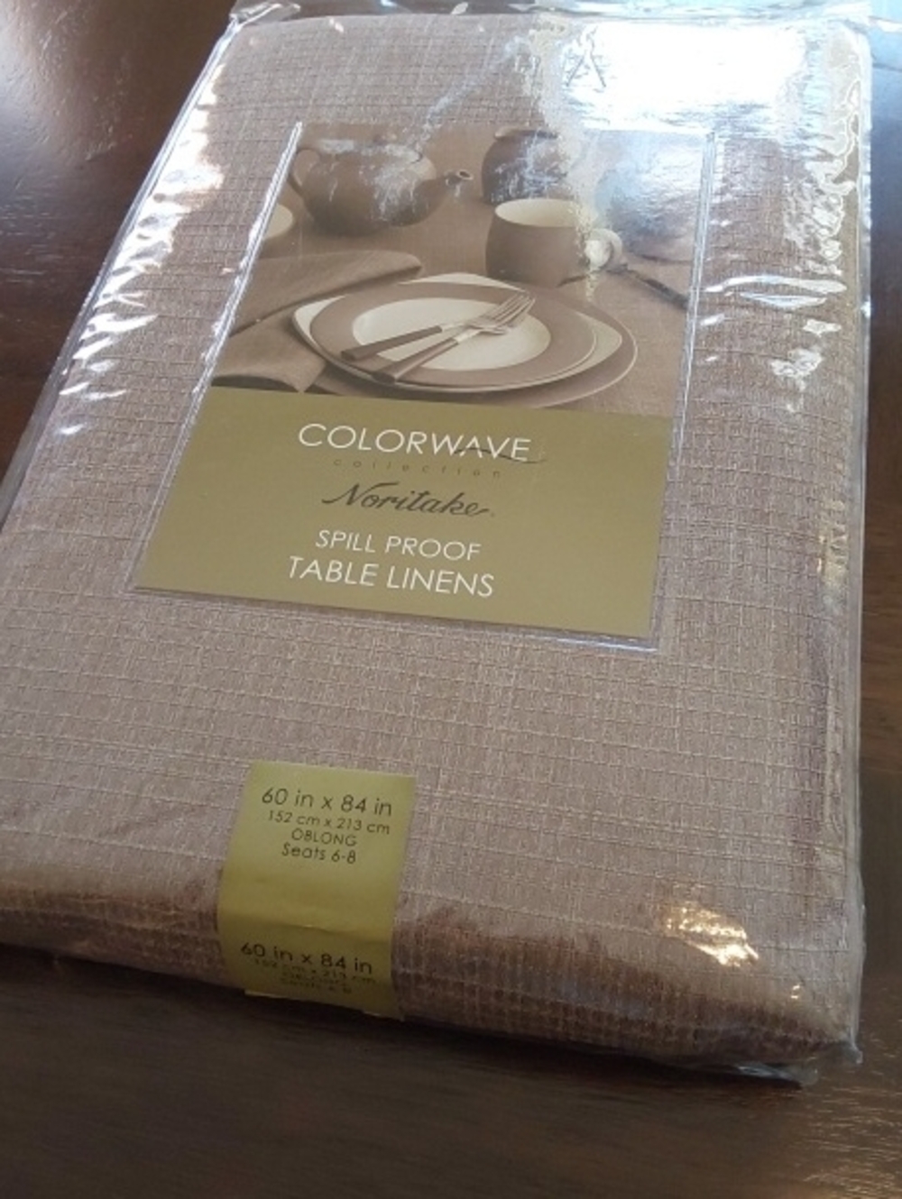 Noritake ColorWave Spill-Proof Table Linen in Clay Color